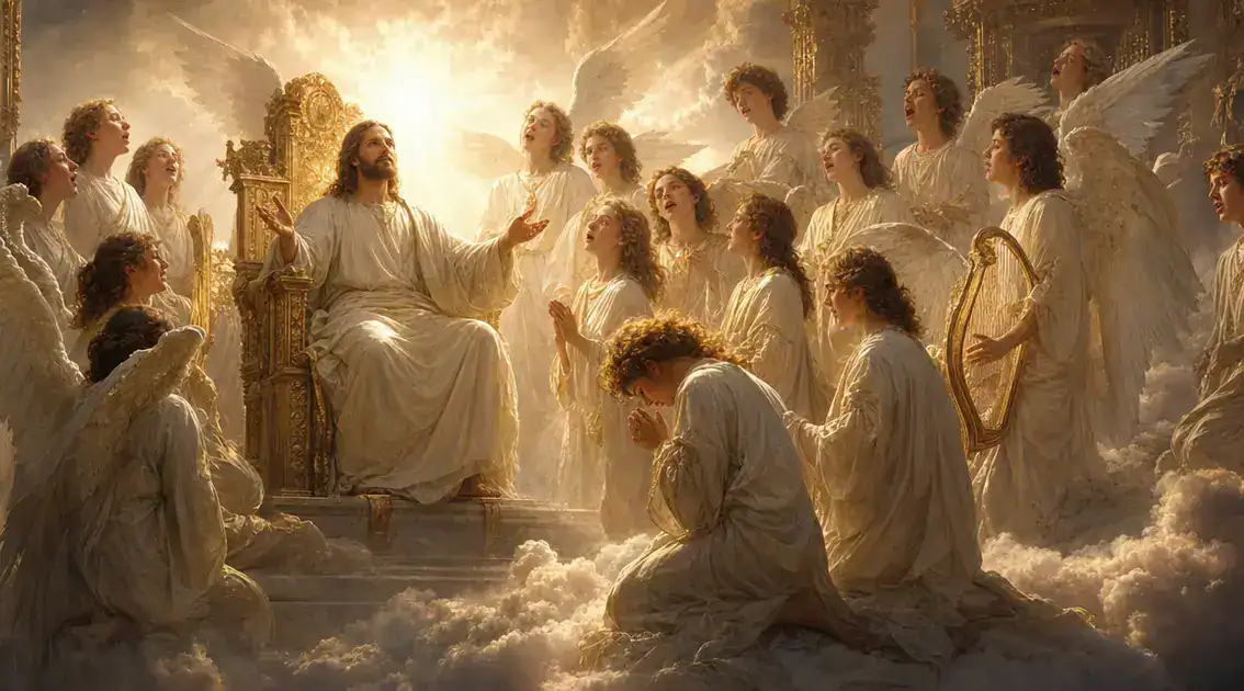 Cantos y adoración: la liturgia celestial en la Escritura