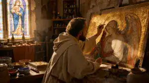 Cómo los artistas sacros aprendían a pintar ángeles en la Edad Media