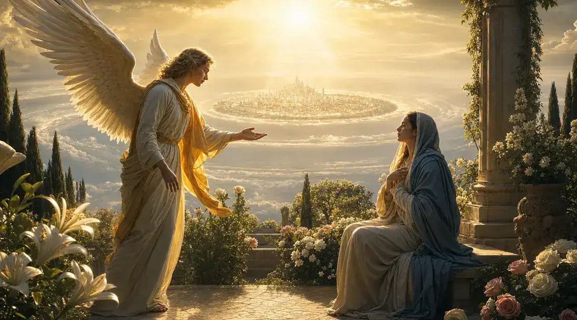 Gabriel y la anunciación: ecos bíblicos en el Paraíso