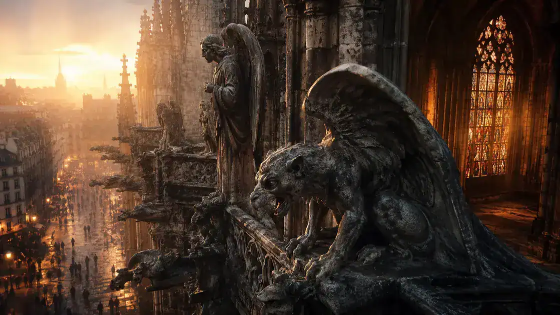 Gárgolas y lo sagrado: protector y símbolo liminal