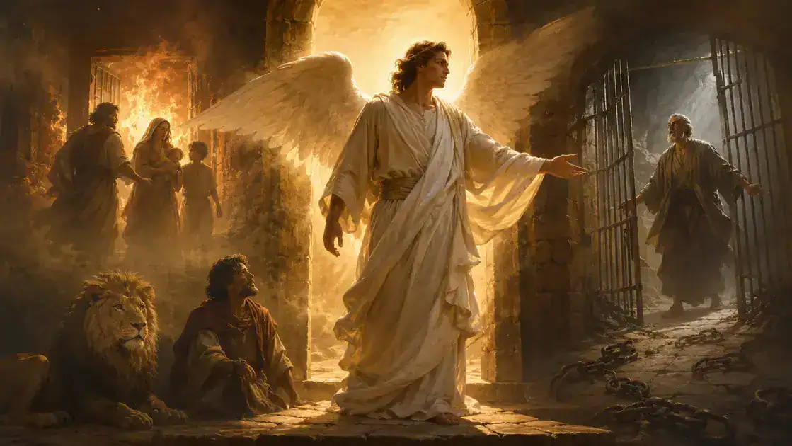 La Biblia y la ayuda angelical: pasajes que relatan rescates inesperados