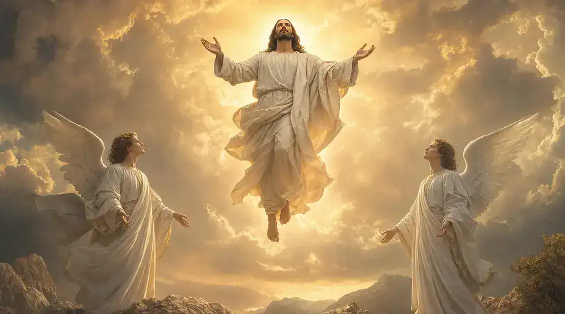 Las Virtudes en la Ascensión de Jesús: quiénes eran los dos ángeles blancos