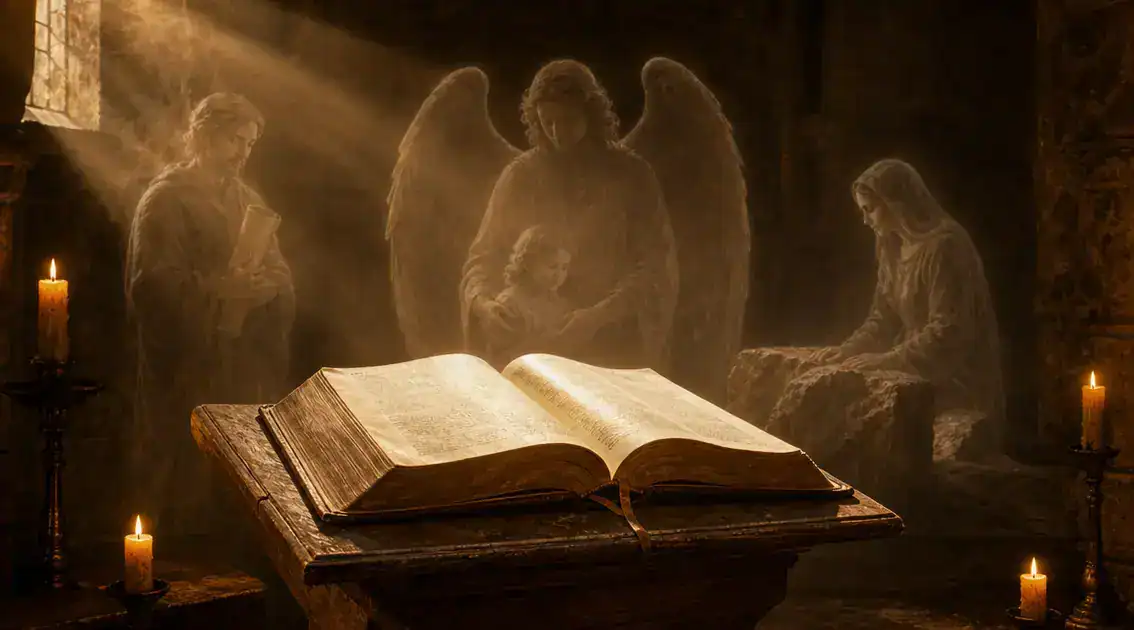 Leyendo la Biblia: pasajes que describen encuentros angelicales