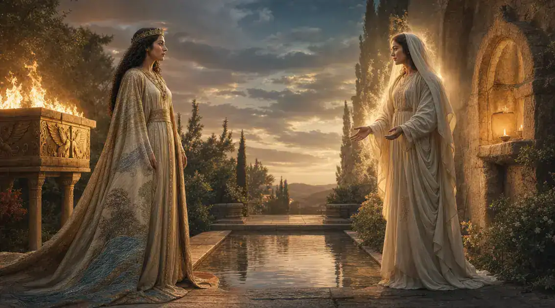 Paralelos entre yazatas y ángeles en otras tradiciones religiosas