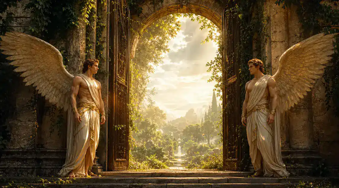 Querubines en el Jardín del Edén: los guardianes del camino a la vida