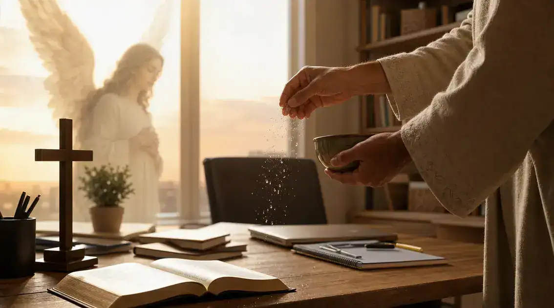 Ritos sencillos de presencia: bendición del espacio y objetos