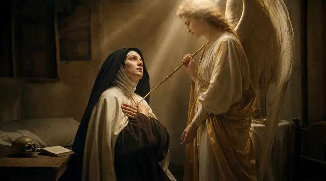 Santa Teresa de Ávila y la transverberación: el ángel con la lanza de oro