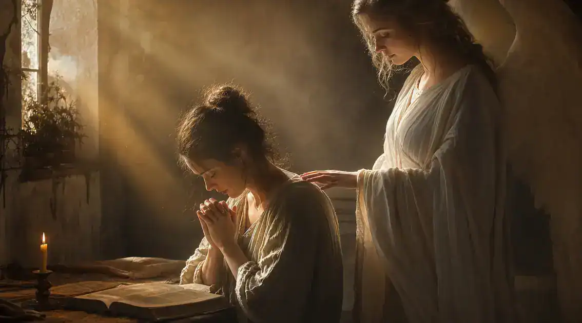 Símbolos y lenguaje bíblico para pensar visitas angelicales