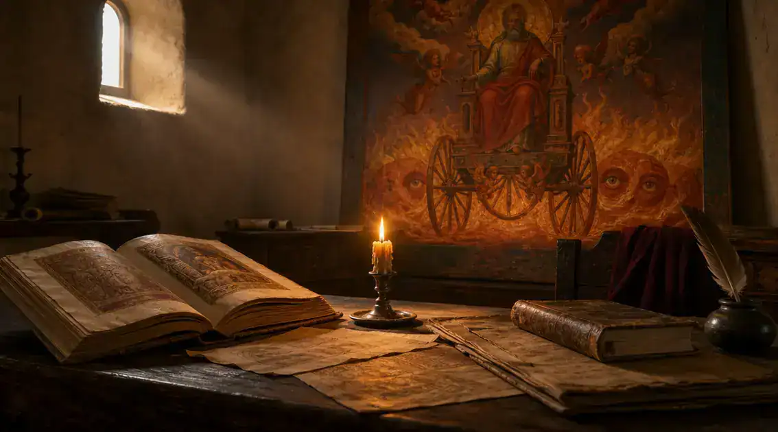 Testimonios patrísticos y lecturas de la Iglesia sobre las ruedas