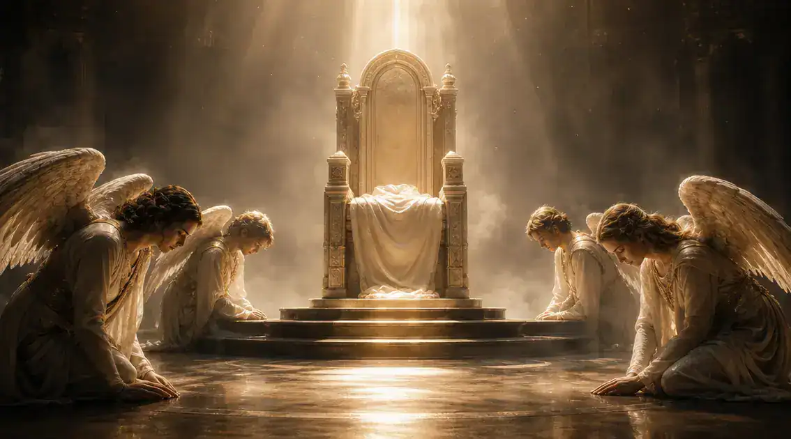 Tronos como intercesores: su función entre Dios y los ángeles inferiores