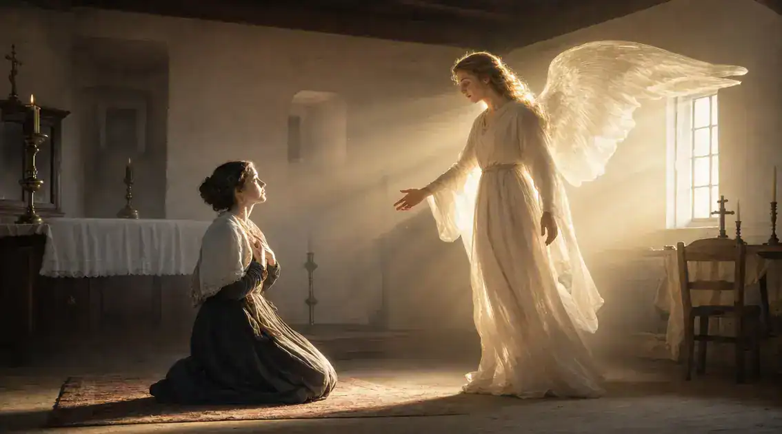 Visiones de ángeles en santos modernos: del siglo XIX hasta hoy